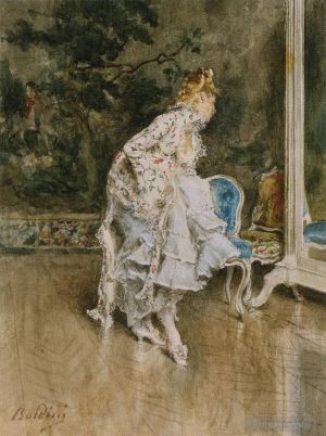 Artist Giovanni Boldini's Work - The Beauty Before The Mirror