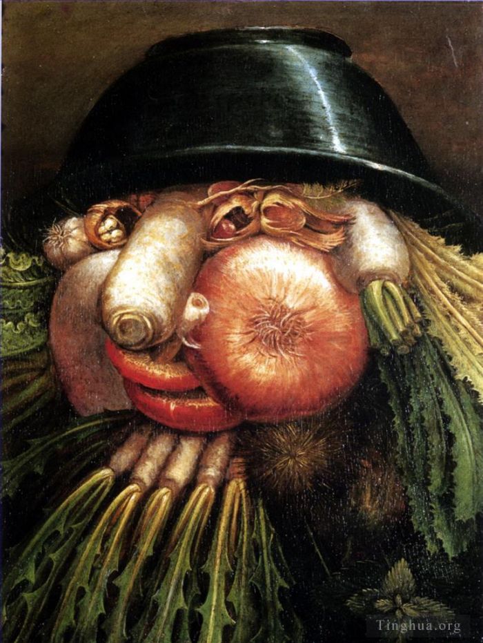 Giuseppe Arcimboldo Oil Painting - Vegetables