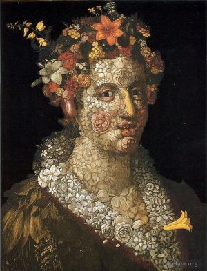 Artist Giuseppe Arcimboldo's Work - Floral woman