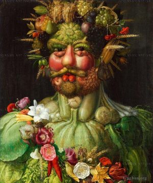 Artist Giuseppe Arcimboldo's Work - Man of vegetable and flowers