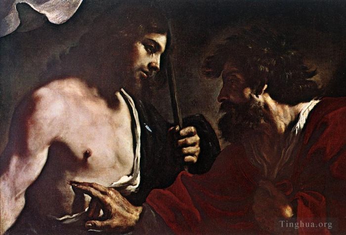 Guercino Oil Painting - Doubting Thomas