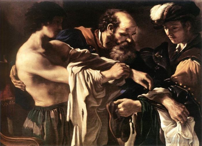 Guercino Oil Painting - Return of the Prodigal Son