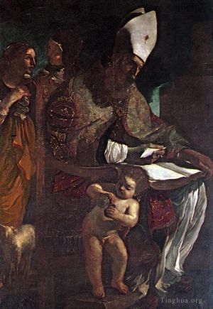 Artist Guercino's Work - St Augustine