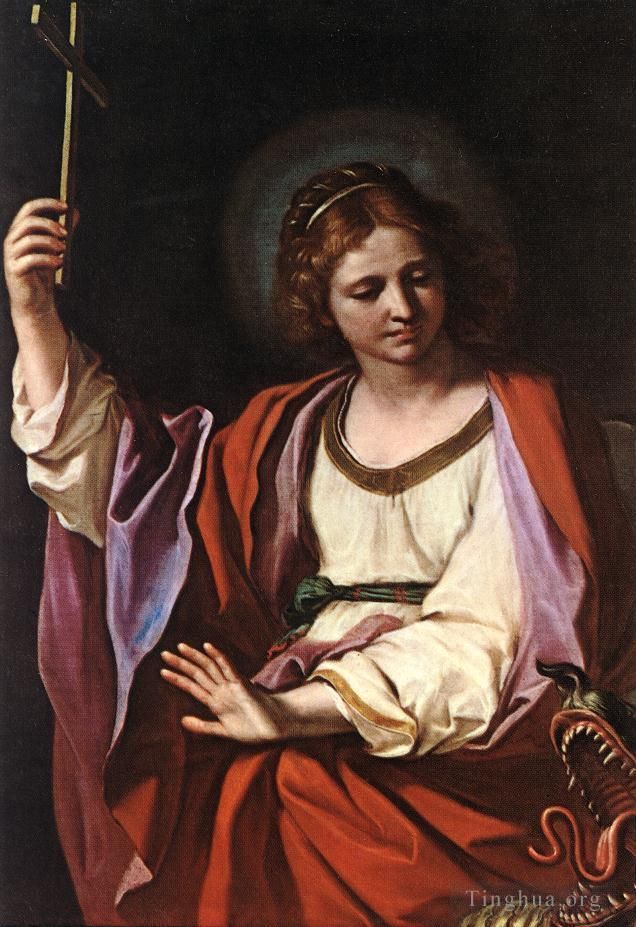 Guercino Oil Painting - St Marguerite