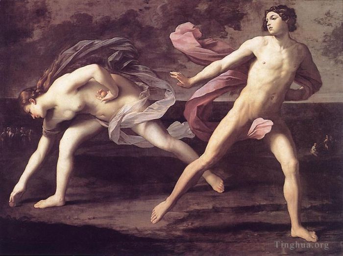 Guido Reni Oil Painting - Atalanta and Hippomenes