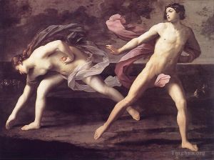 Artist Guido Reni's Work - Atalanta and Hippomenes