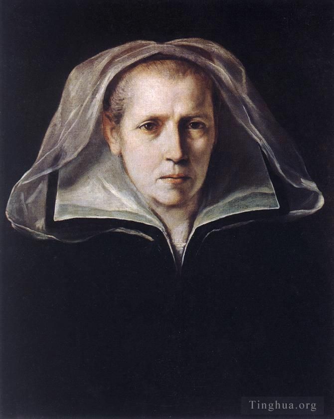 Guido Reni Oil Painting - Portrait of the Artists Mother