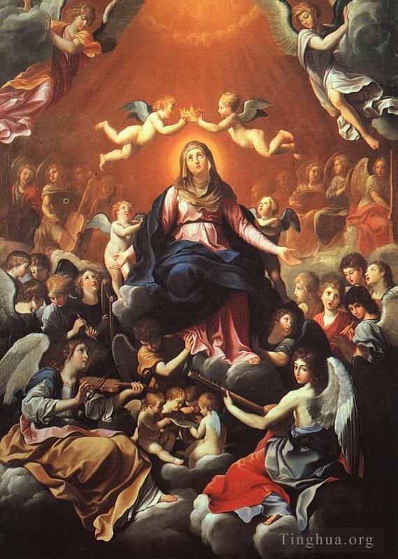 Guido Reni Oil Painting - The Coronation of the Virgin