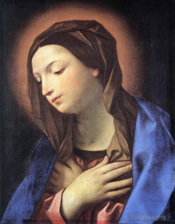 Guido Reni Oil Painting - VirGiN of the Annunciation