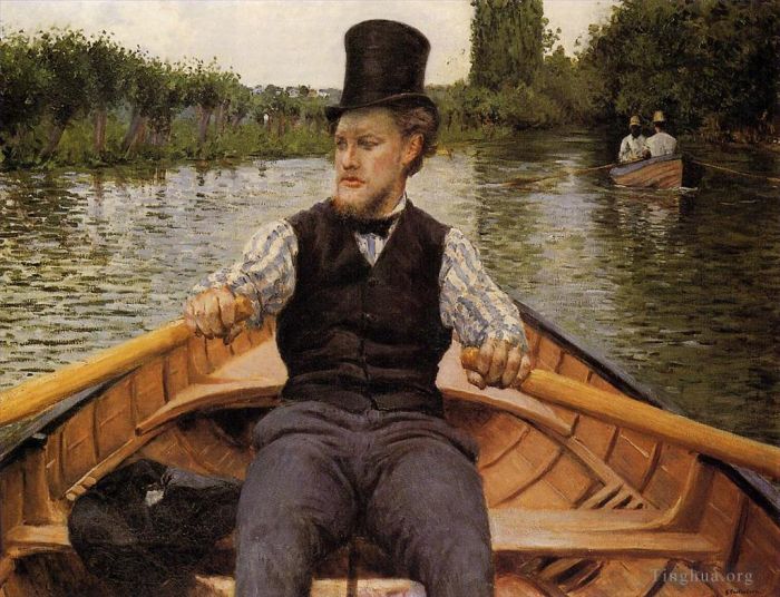 Gustave Caillebotte Oil Painting - Boating Party
