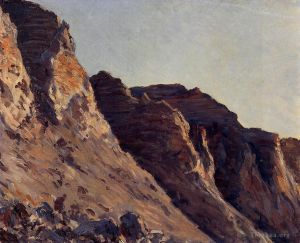 Artist Gustave Caillebotte's Work - Cliff at Villers sur Mer