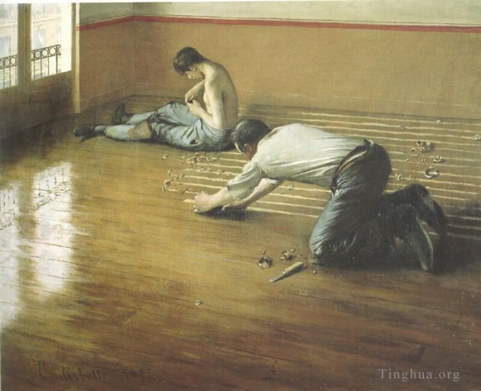 Gustave Caillebotte Oil Painting - The Floor Scrapers