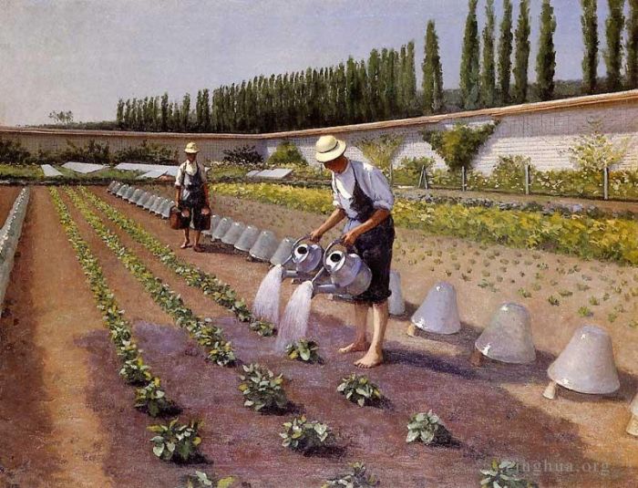 Gustave Caillebotte Oil Painting - The Gardenerspg