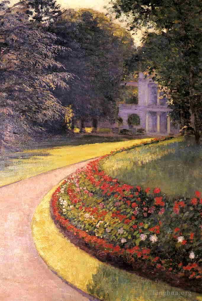 Gustave Caillebotte Oil Painting - The Park at Yerres