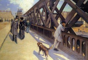 Artist Gustave Caillebotte's Work - The Pont du Europe