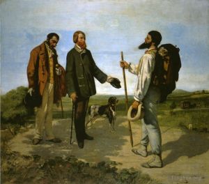 Artist Gustave Courbet's Work - Bonjour Monsieur Courbet
