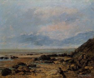 Artist Gustave Courbet's Work - Rocky Seashore