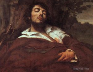Artist Gustave Courbet's Work - Wounded Man WBM