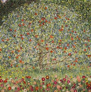 Artist Gustave Klimt's Work - Apple Tree I