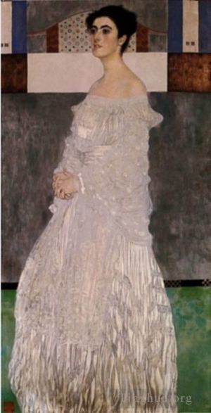 Artist Gustave Klimt's Work - Bildnis Margaret Stonborough Wittgenstein 1905