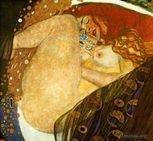 Artist Gustave Klimt's Work - Danae (Danaë)