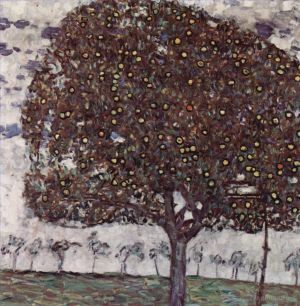 Artist Gustave Klimt's Work - Apple Tree II