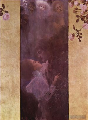 Artist Gustave Klimt's Work - Die Liebe