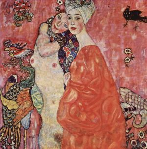 Artist Gustave Klimt's Work - The Girl friends (The Lesbians)