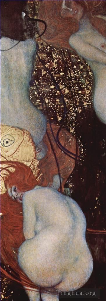 Gustave Klimt Oil Painting - Gold fish