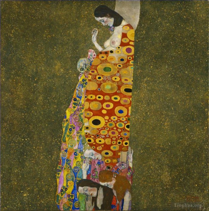 Gustave Klimt Oil Painting - Hope II