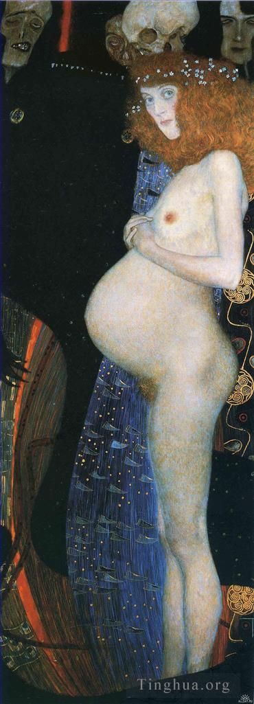 Gustave Klimt Oil Painting - Hope I