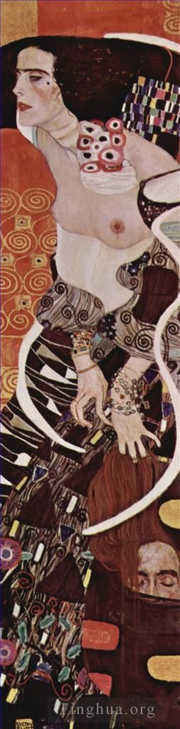Gustave Klimt Oil Painting - Judith