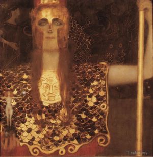 Artist Gustave Klimt's Work - Minerva or Pallas Athena
