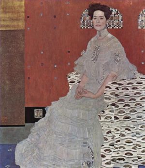 Artist Gustave Klimt's Work - Portrat der Fritza Riedler