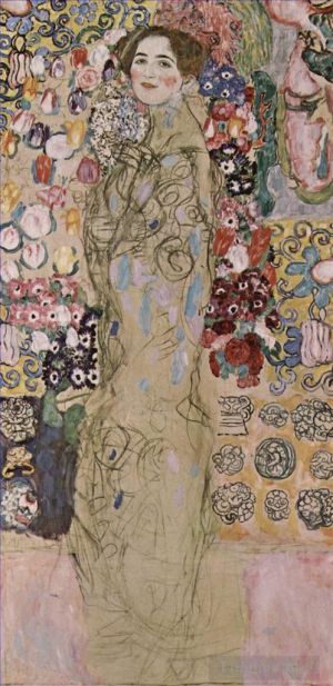 Artist Gustave Klimt's Work - Portrat der Maria Munk
