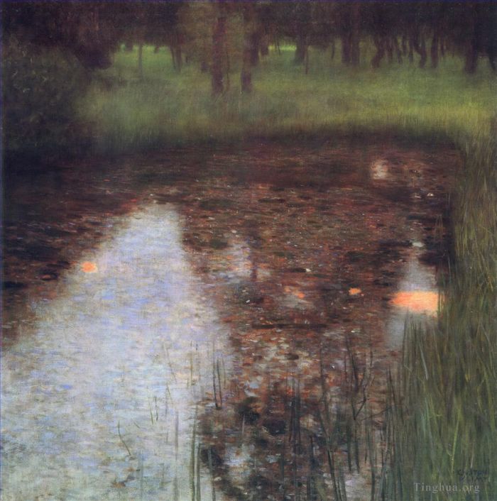 Gustave Klimt Oil Painting - The Swamp