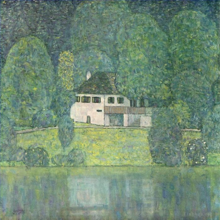 Gustave Klimt Oil Painting - Untitled landscape