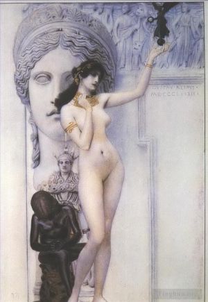 Artist Gustave Klimt's Work - Allegory of Sculpture