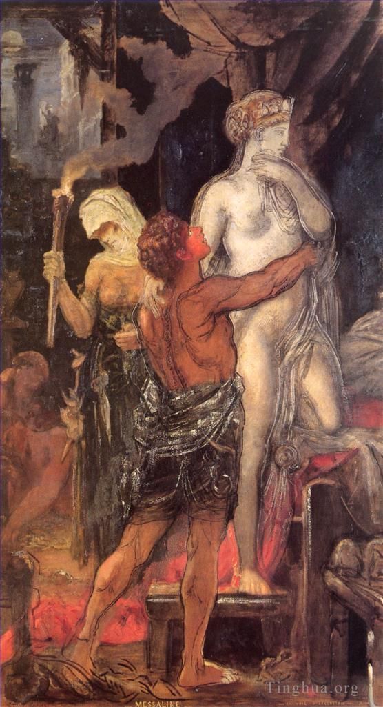 Gustave Moreau Oil Painting - Messalina