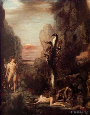 Artist Gustave Moreau's Work - Moreau Hercules and the Hydra