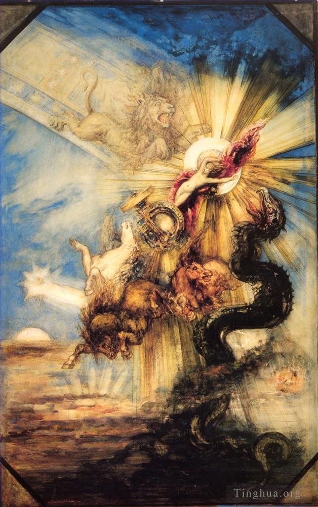 Gustave Moreau Oil Painting - Phaethon