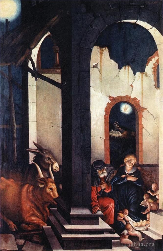 Hans Baldung Oil Painting - Nativity
