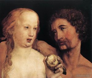 Artist Hans Holbein the Younger's Work - Adam and Eve