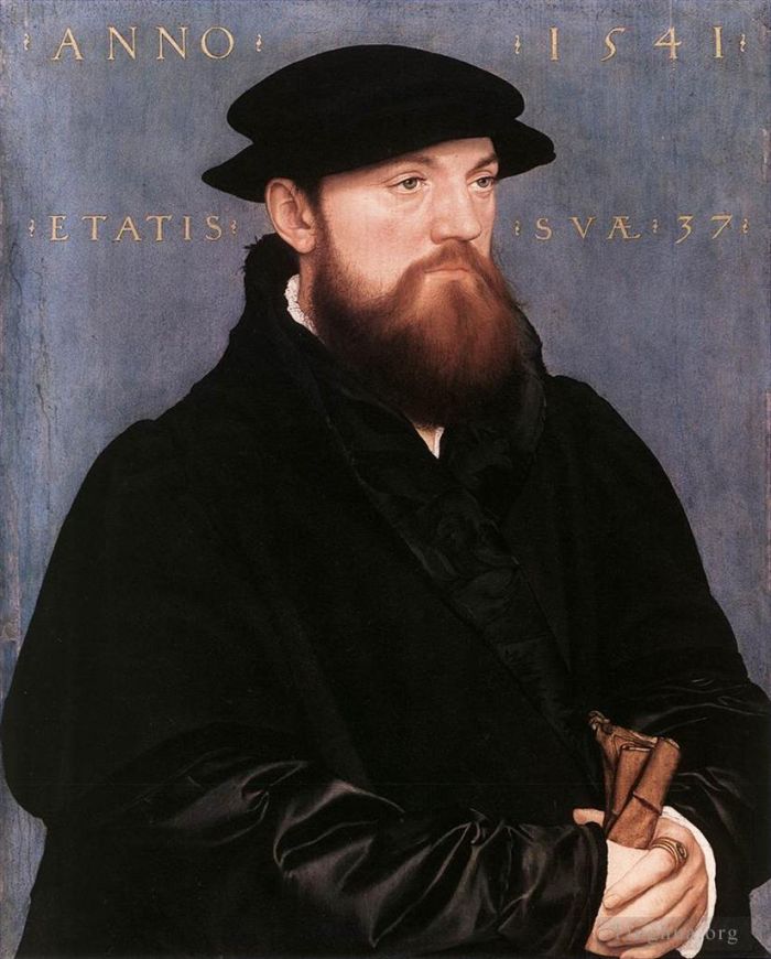 Hans Holbein the Younger Oil Painting - De Vos van Steenwijk