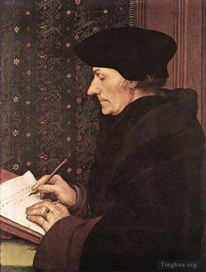 Hans Holbein the Younger Oil Painting - Erasmus