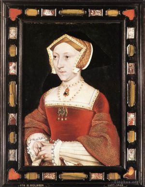 Artist Hans Holbein the Younger's Work - Portrait of Jane Seymour