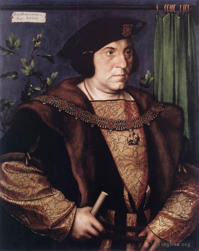 Hans Holbein the Younger Oil Painting - Portrait of Sir Henry Guildford