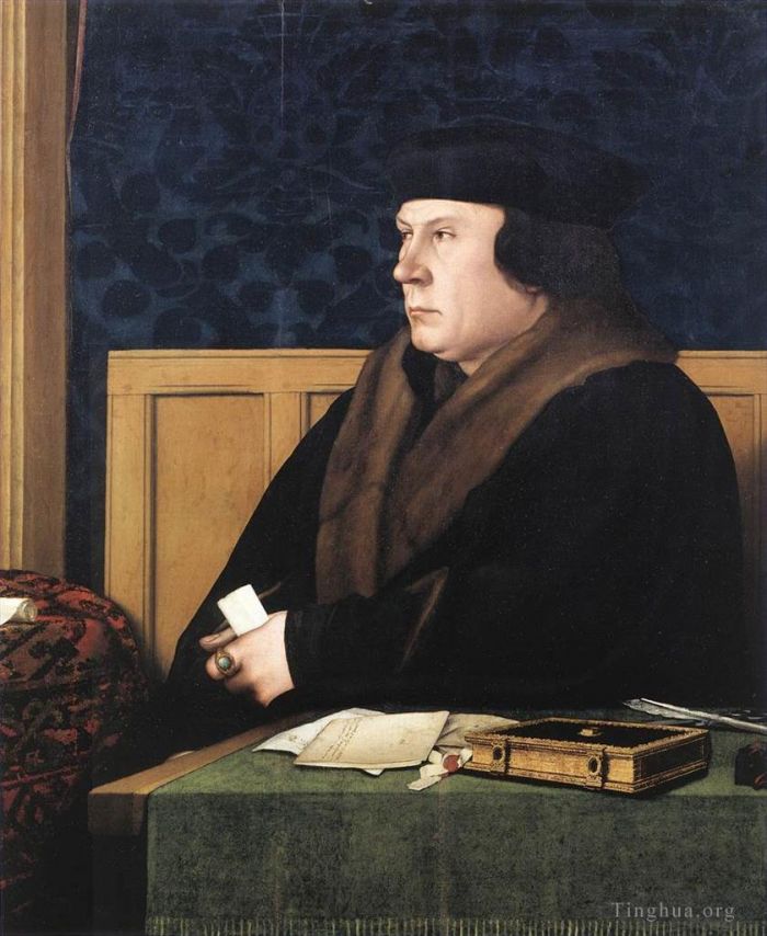 Hans Holbein the Younger Oil Painting - Portrait of Thomas Cromwell