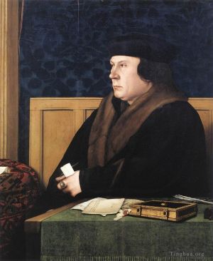 Artist Hans Holbein the Younger's Work - Portrait of Thomas Cromwell