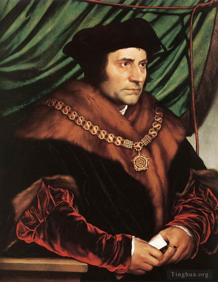 Hans Holbein the Younger Oil Painting - Sir Thomas More2